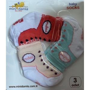 Set van 3 paar babysokken meisjes - Baby sokjes