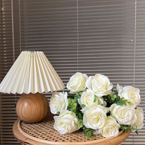 ROSIFY Kunstbloemen - Nepbloemen - Kunstrozen - Kunstplant - Huisdecoratie- Zijden Bloemen - Room Decoration - Fake Plants Artificial Plant - Artificial Flowers- Set van 12 Kunstrozen - 50cm - Wit