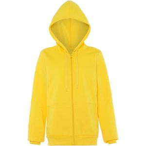 myMo - ATHLSR - Sweatvest - Geel - Capuchon met Trekkoord