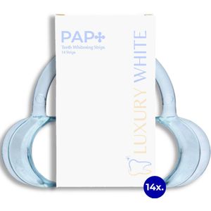 Luxury White - Starter Bundel - Whitening Strips - Tandenblekers - Tandenbleek Strips – Teeth Whitening - Witte Tanden Bleken - Smile - Cresting Formula - Peroxidevrij - Whitestrips – Pure Ingrediënten – Luxe Smile – 14 Stuks