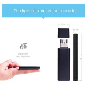 Lexium Afluisterapparatuur - Afluisterapparatuur op afstand - Afluisterapparatuur spy - Voice Recorder - Dictafoon