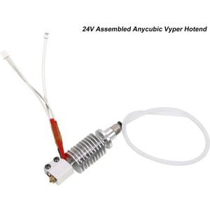 Hotend Kit for Anycubic Vyper, with 5 Pieces Extra E3D Long Nozzles, Compatible with Anycubic Vyper/Kobra Max/Kobra Plus 3D Printer Hotend