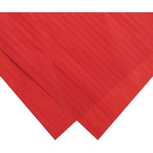 Zijdevloeipapier, inpakvellen, zijde papier, vloei papier 50x70cm kleur rood (480 vellen)