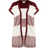 usha - FESTIVAL - Bodywarmer - Bordeaux / Wit