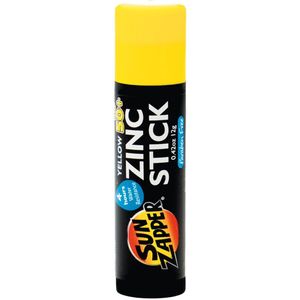 Sun Zapper Zink Stick - Zonnebrandcrème - Geel -Waterbestendig - SPF 50+