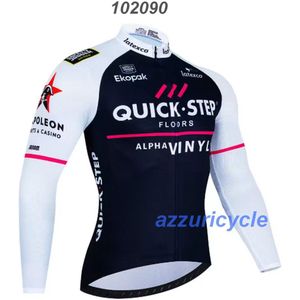 Fietsshirt met lange mouw S Quick-Step Z-W