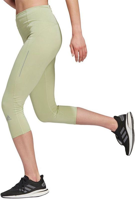 Adidas - Otr 3/4 Leggings - Groen - Driekwart Lengte - Vochtabsorberend AEROREADY