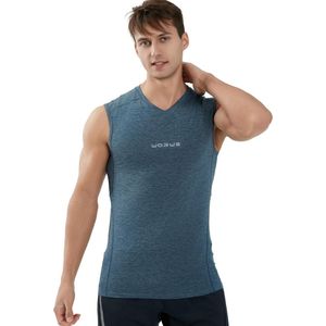 Mouwloos Compressie T-shirt voor Heren - V-hals