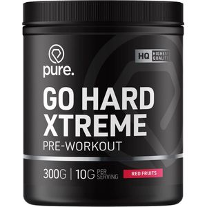 Pure - Go Hard Xtreme - Pre Workout Supplement - Watermelon - 300g - 30 servings
