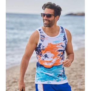 ATLAS FOR MEN - Set van 2 tanktops voor de zomer - Heren - Verkrijgbaar in grote maten - XL