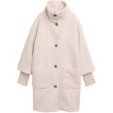 Tom Tailor - Bouclé Jas - Met Opstaande Kraag