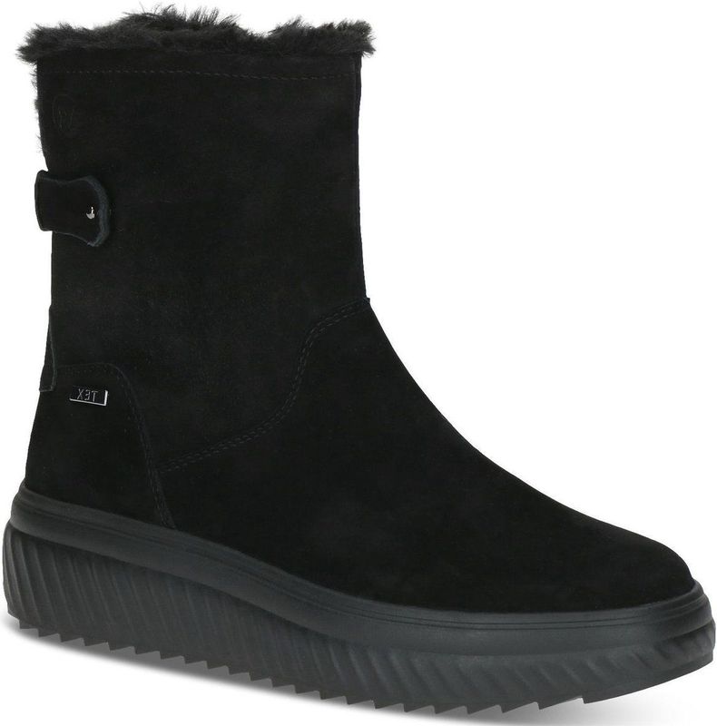 Caprice - 9-26410-45 - Enkellaarsje - Zwart - G-breedte