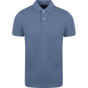 Suitable - Mang Poloshirt Blauw - Slim-fit - Heren Poloshirt Maat XXL
