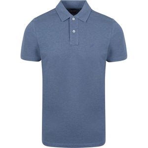Suitable Mang Poloshirt Blauw - Maat M - Heren