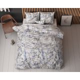 Sleeptime - Glamour Ocean - Dekbedovertrek - Blauw - Micropercal - 140x200/220 + 1 Kussensloop 60x70