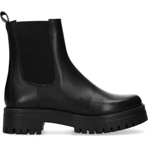 Sacha - Dames - Zwarte lage chelsea boots - Maat 41