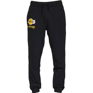 New Era NBA Team Los Angeles Lakers Logo Jogger 60284788, Mannen, Zwart, Broek, maat: S