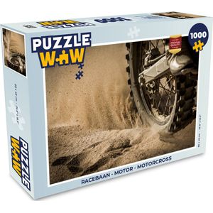 Puzzel Racebaan - Motor - Motorcross - Legpuzzel - Puzzel 1000 stukjes volwassenen