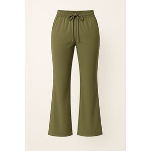 ANN GISSY Travelstof Broek Army – Damesbroek met Aantrekkoord & Zakken – Type 1501 – XS t/m XXL