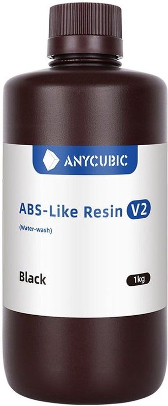 Anycubic - SLA 3D Printer - ABS-Like Water-wash Resin - 1 Liter - Zwart