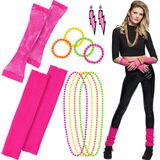 Boland - Set 80's Neon - Volwassenen - Unisex - Hippie - 80's & 90's - Disco