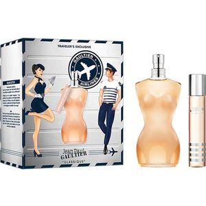 Jean Paul Gaultier Classique Giftset - 100 ml eau de toilette spray + 20 ml eau de toilette tasspray - cadeauset voor dames