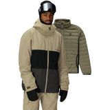 686 - Smarty 3-in-1 - Afneembare Jas - Wit Heather - 20K