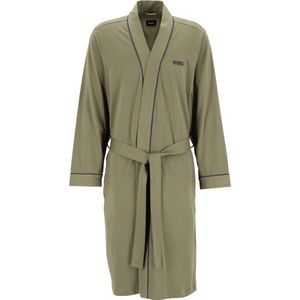 BOSS Kimono - heren ochtendjas (dun) - donkergroen - Maat: S