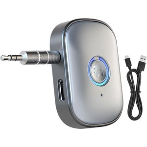Bluetooth Ontvanger voor Auto - Mini AUX Bluetooth Adapter voor Draadloze Muziekstreaming