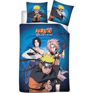 Naruto Dekbedovertrek, Ninja - Eenpersoons - 140 x 200 cm - Polyester