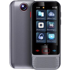 Portable Language Translator Device - Spraakvertaler, Meertalige Vertaler, Offline Vertaling & Fotovertaling in 139 Talen