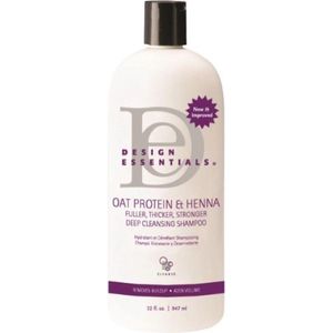 Design Essentials Oat Protein & Henna  Deep Cleansing  Shampoo 947 ml