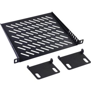 Accessoires Rack Shell 10 inch 05U - Geventileerde planken voor luchtcirculatie - Cantilever mount - Universeel - Netwerkkastplank - Computerkastmontageplank