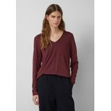 T-shirt - Lange Mouwen - Regular Fit - V-halslijn