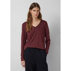 T-shirt - Lange Mouwen - Regular Fit - V-halslijn
