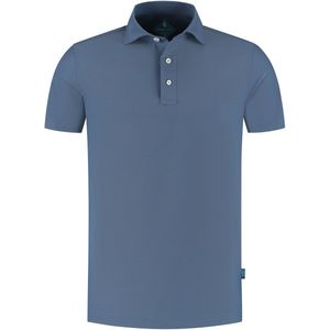 District Indigo Pique Performance Polo Mid Blauw (7.41.400.780 - 014)