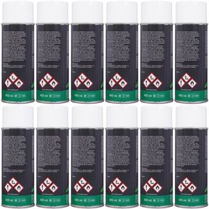 12x zink-aluminium spray zilver mat