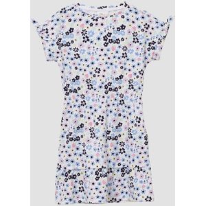 Jerseyjurken - Korte Jurk - All-over Print - V-vormige Pasvorm