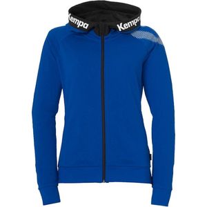 Kempa Dames Core 26 Hood Jacket - Sweatvest - Zwart - Katoen/Viscose