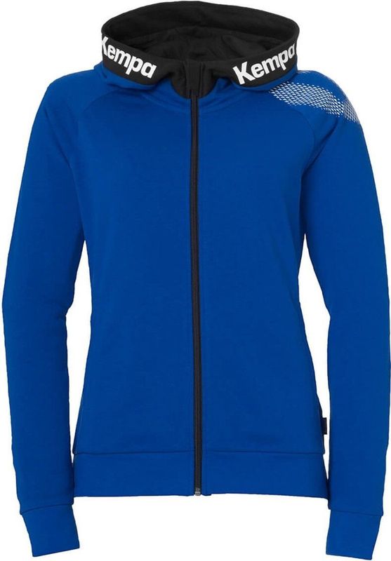 Kempa Dames Core 26 Hood Jacket - Sweatvest - Zwart - Katoen/Viscose