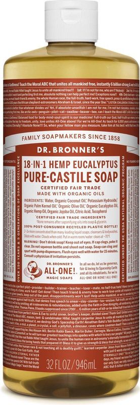Dr. Bronner's - Vloeibare Zeep - Eucalyptus - 945 ml