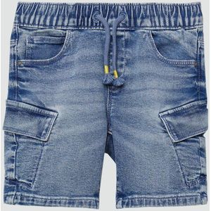 Jeans - Regular Fit - Denim Bermuda - Blauw - Elastische Tailleband