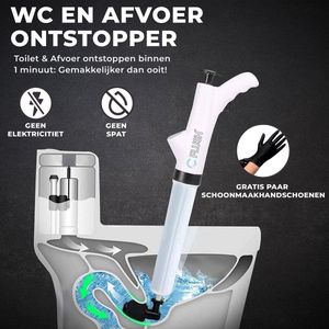 CFlush™ Hoge Druk Ontstopper - Incl. schoonmaak handschoenen