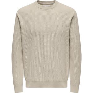 Only & Sons - Onsmorgan 12 - Trui - Silver Lining/Cloud Dancer - Mannen
