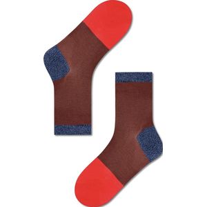 Hysteria by happy Socks sokken maat 39/41bruin/rood