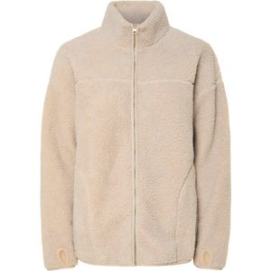 Teddy Jacket voor Dames in Zilvergrijs - XL