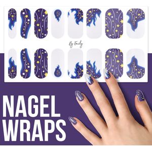 By Emily - Nagel wrap - My Frozen Story | 16 stickers | Nail wrap | Nail art | Trendy | Design | Nagellakvrij | Eenvoudig | Nagel wrap | Nagel stickers | Folie | Zelfklevend | Sjablonen