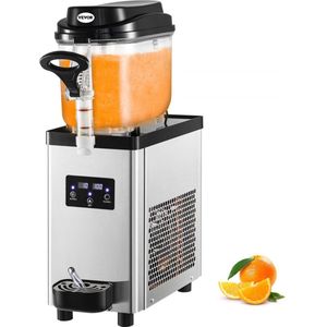 Commerciële Slush-ijsmachine Ijsmaker Roestvrij Staal 6L Slushy-machine