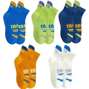 Allecto plus - Roze katoenen sokken voor baby jongens met schattig ontwerp