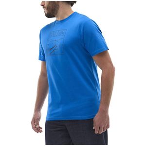 Millet - Cimaï Climb - T-shirt - Blauw - Korte Mouwen - 100% Biologisch Katoen